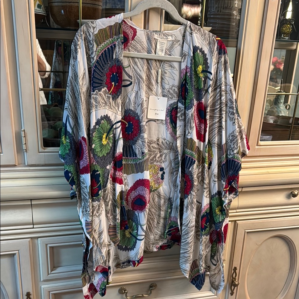 NWT Floral Kimono Cardigan
